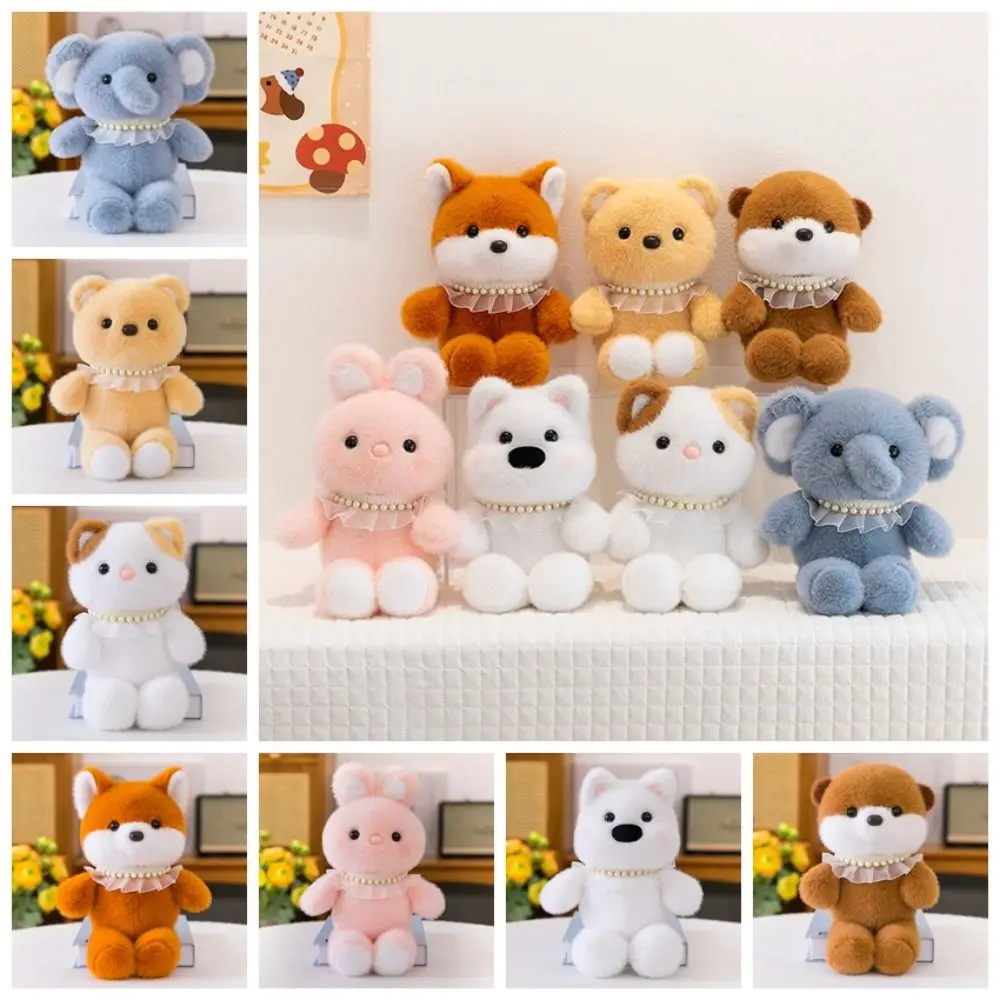 

Cute PP Cotton Huggable Animal Plush Toy Fluffy Interactive Stuffed Animal Toy Cartoon Soft Cat Elephant Plush Doll Kids Gifts