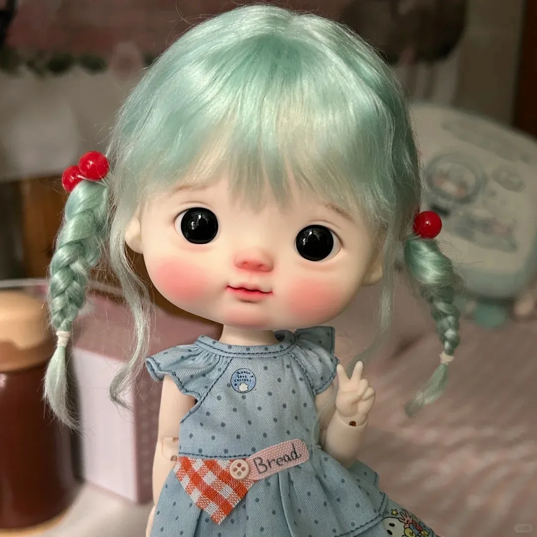 Nuovo bjd sd Girl Big Head 1/6 neng zhuzhubao bambola giocattolo in resina regalo di compleanno Spot trucco