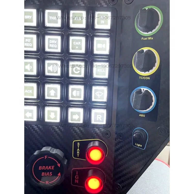 Analog Racing Instrument Central Control Box Multi-function Button Control
