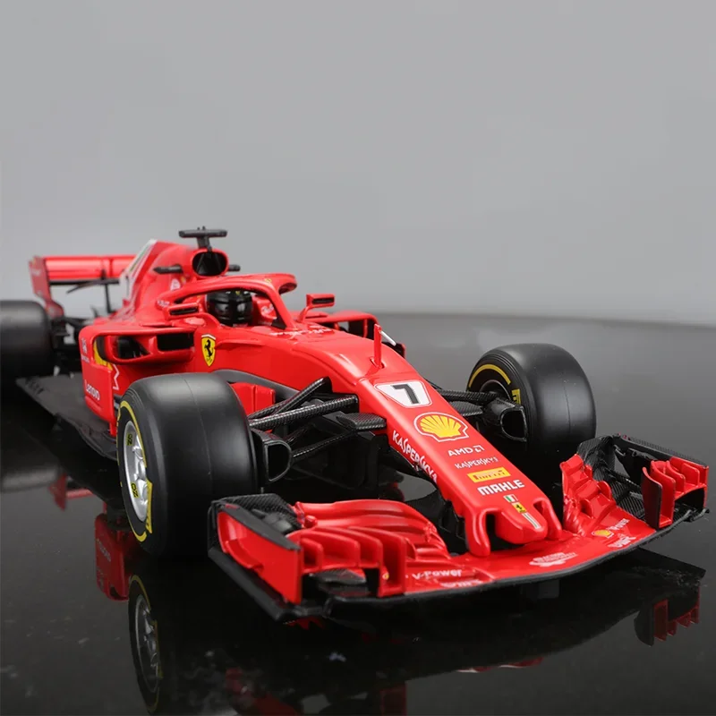 In Stock Bburago 1:18 F1 Alloy Miniature Diecast Model Ferrari Sf70h Ferrari Sf71h Formula Racing Diecast Model Toys Kids Gift