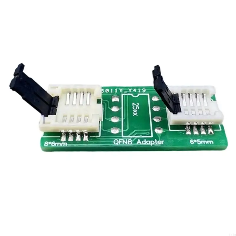 adaptadores-permutaveis-​​6x5-e-8x6-do-soquete-da-microplaqueta-para-a-programacao-da-placa-circuito
