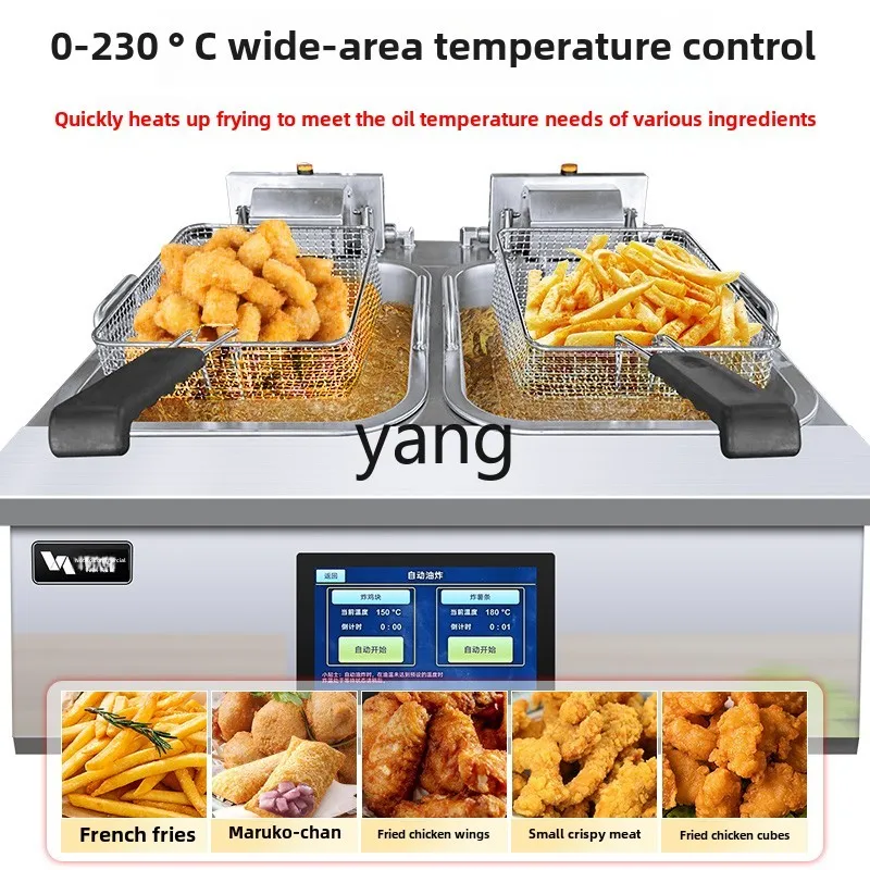 Friggitrice da banco con sollevamento automatico temporizzato commerciale CX