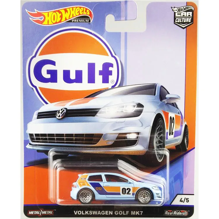 Hot Wheels 1:64 GULF Volks wagen VW Golf McLaren F1 GTR Nissan FIAT 500D FORD MUSTANG FPY86 Collection die cast alloy model