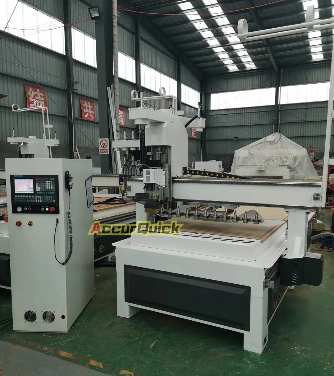 3 Axis Wood Router 3D CNC Engraving Machine 9KW Woodworking ATC CNC Router