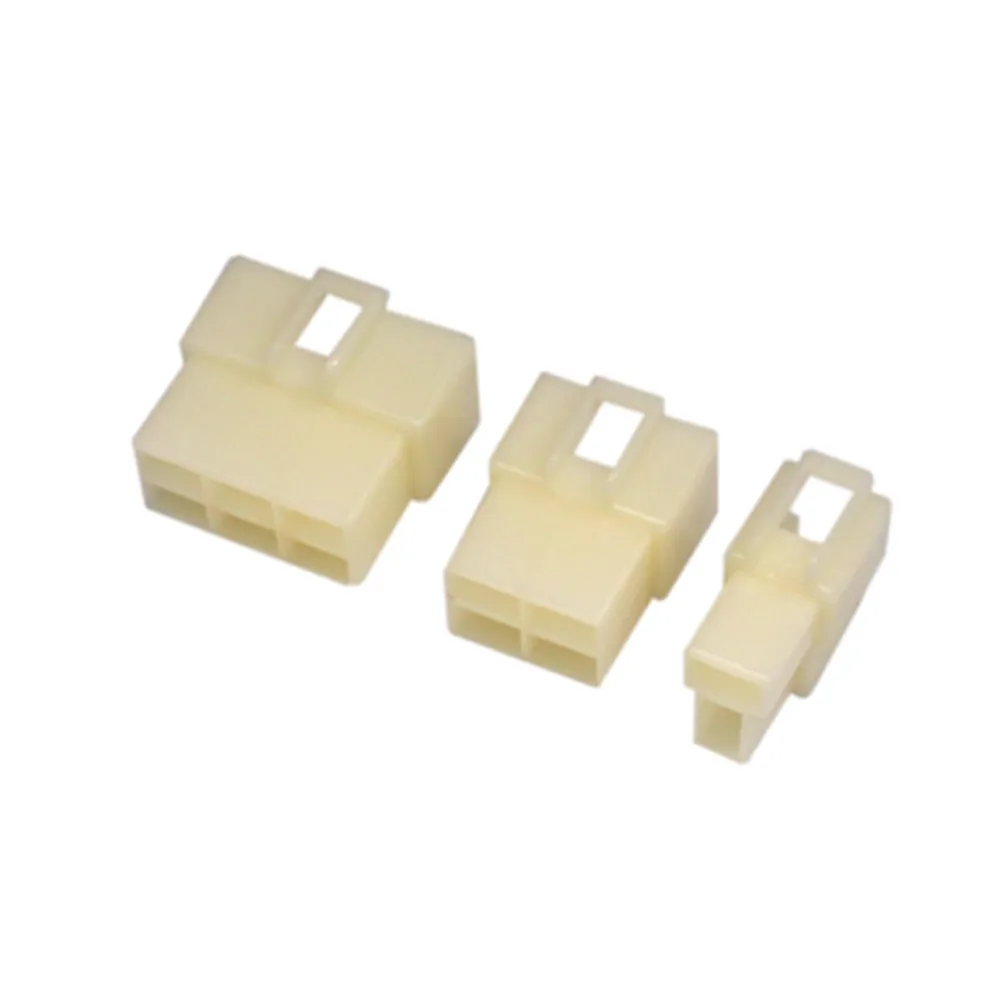 10pcs 6.3mm 1/2/3/4/6/9 Pin Automotive 6.3 Electrical Wire Connector Male Female Cable Terminal Plug Kits for Ebike Car