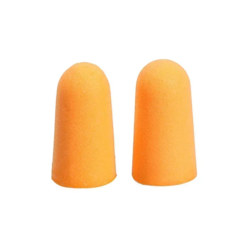 MOONBIFFY 10Pairs Soft Orange Foam Ear Plugs Tapered Travel Sleep Noise Prevention Earplugs Noise Reduction for Travel Sleeping