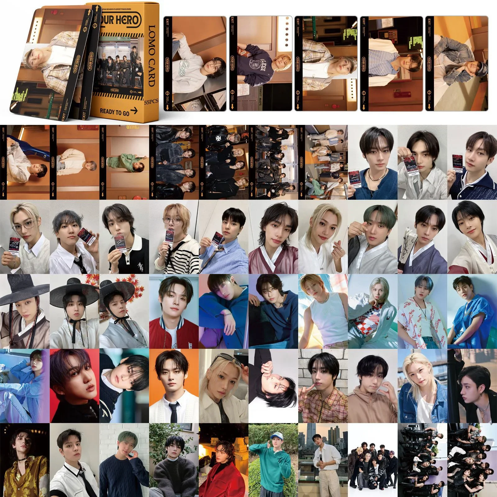 55Pcs/Set Kpop New Album Lomo Cards Photocards Girls Photo Card For Collection Fans Gift