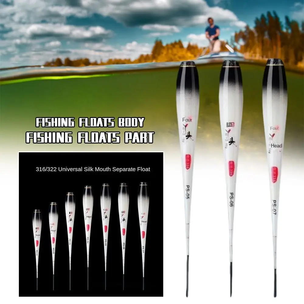 عوامات الصيد الجسم تعويم الجسم الجزء السفلي مركب نانو البلاستيك بوبرز الصيد يطفو جزء مع البلاستيك بوبرز الصيد