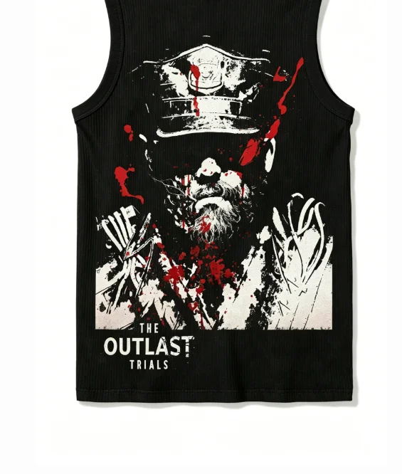 The Outlast Trials Ribbed Tank Streetwear Anime Lover New Model personality Clothes Year round clothing Unisex high quality soft