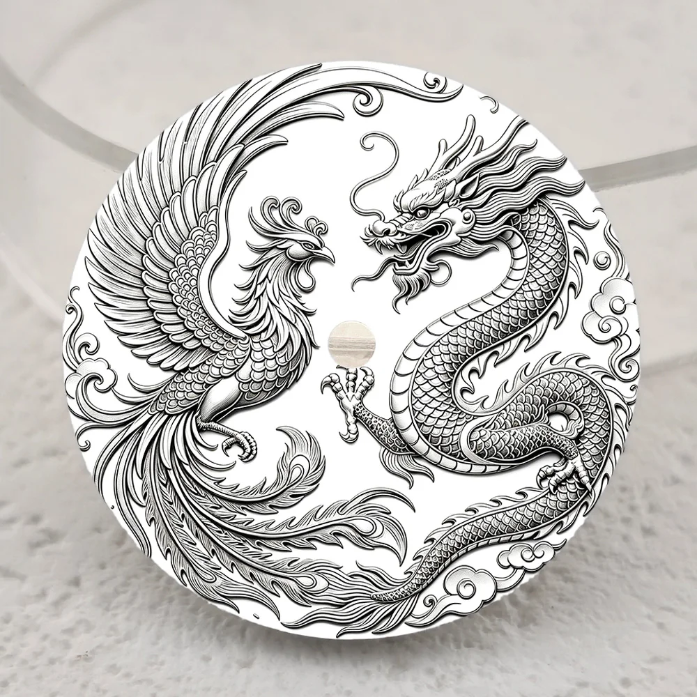 NH35 Dial 28.5mm Dial 3D Print Creative Color Series DialHigh-Quality Watch Dial Suitable For NH35/NH36 Movement Watch Accessory