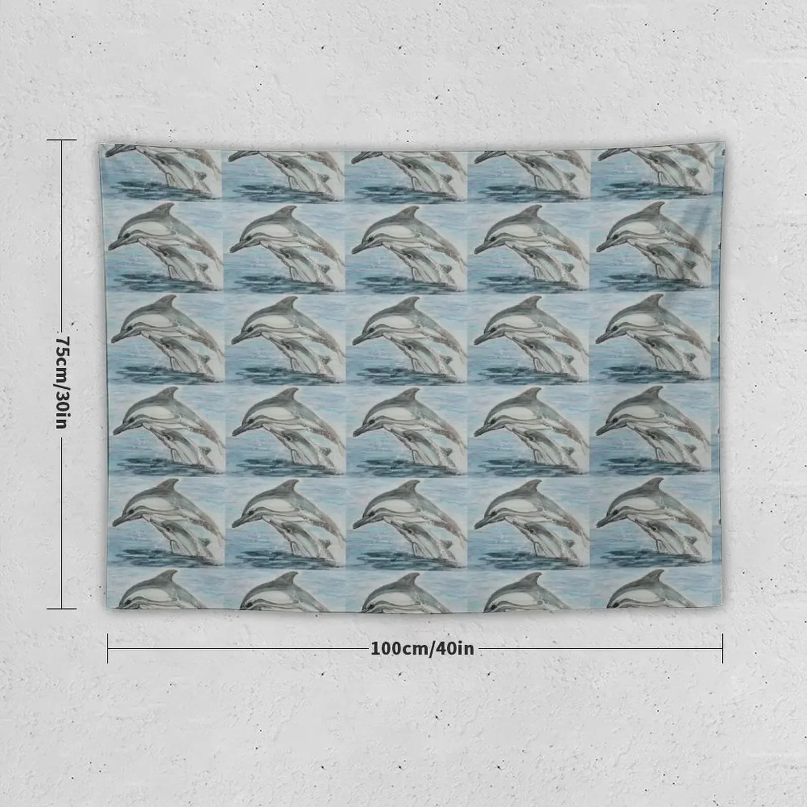 Dolphin Leap Lessons Tapestry Decoration Aesthetic Room Decore Aesthetic Aesthetic Room Decorations Tapestry