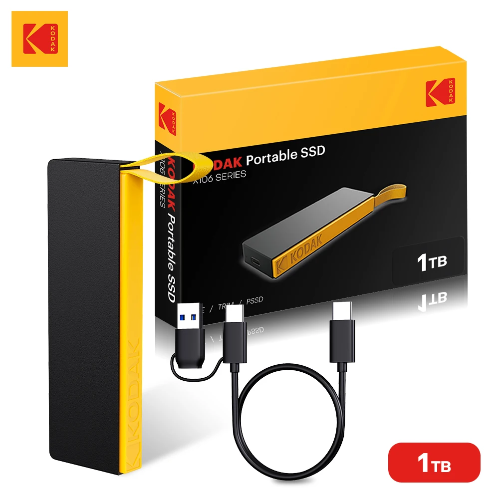 KODAK X106 SSD 1TB ssd external drive Hard Drive 2TB USB3.1