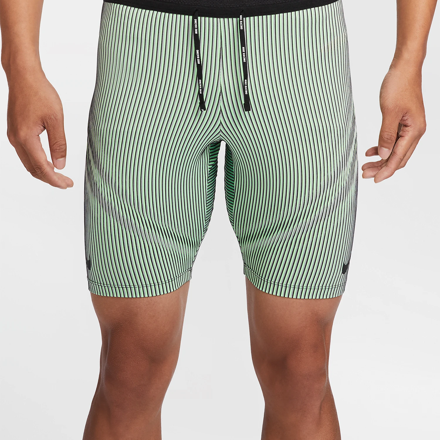 Nike genuine 2025 men's running tight print striped sports shorts FN3370-014
