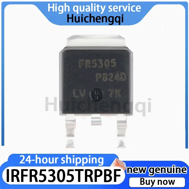 10PCS IRFR5305TRPBF TO-252-3 P-channel -55V/-31A Surface Mount MOSFET Tube