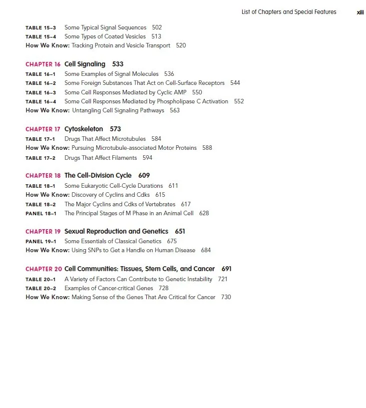 Biologia Celular Essencial, 5 °, 5 °
