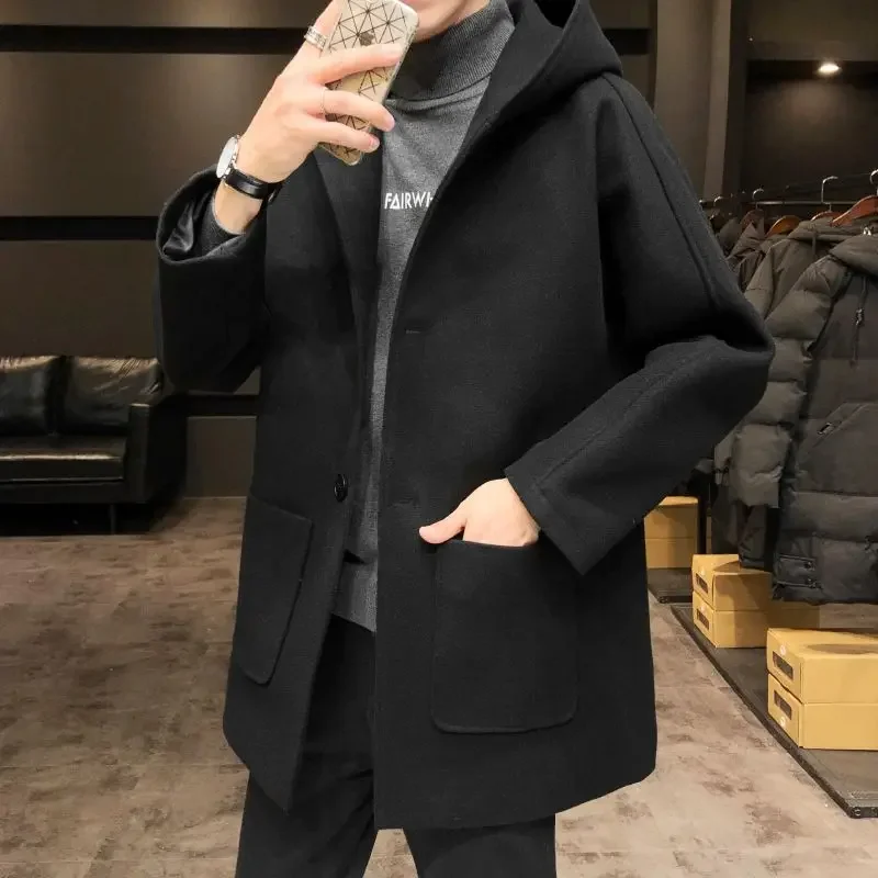 Wool & Blends Jacket for Men Casual Man Coat Trendy Fast Delvery Clothing Fashion 2024 Deals High Quality Original Brands New In