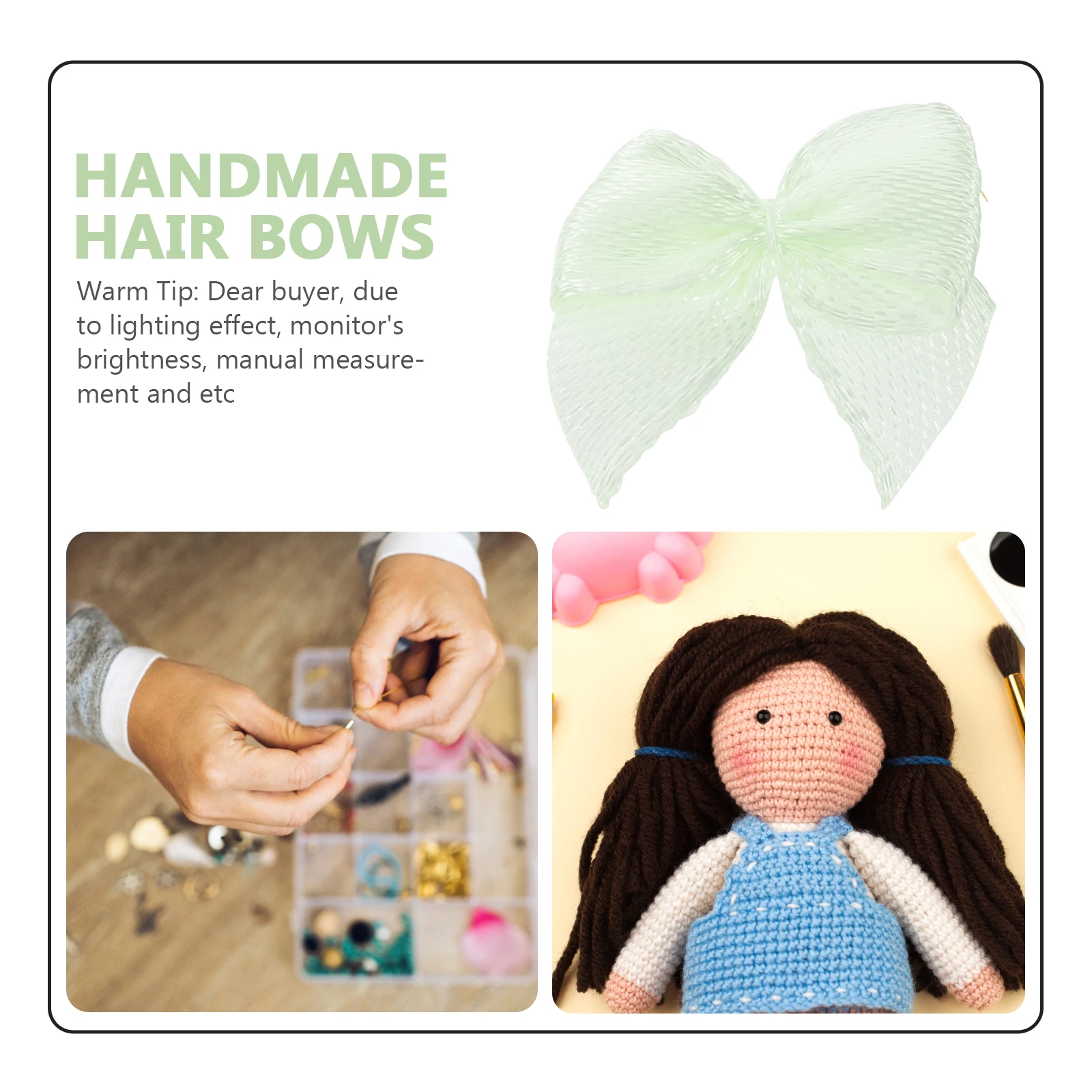 

60pcs Hair Bows Ribbon Accessories for Girls Pink Bowknots Premium Material Durable Gifts Birthday Baby Shower Christmas Hair