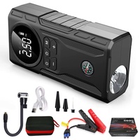 4 In 1 Car Jump Starter With Air Compressor 1800A Peak Battery Pack With 150PSI Digital Tire Inflator 12V Auto Battery Booster