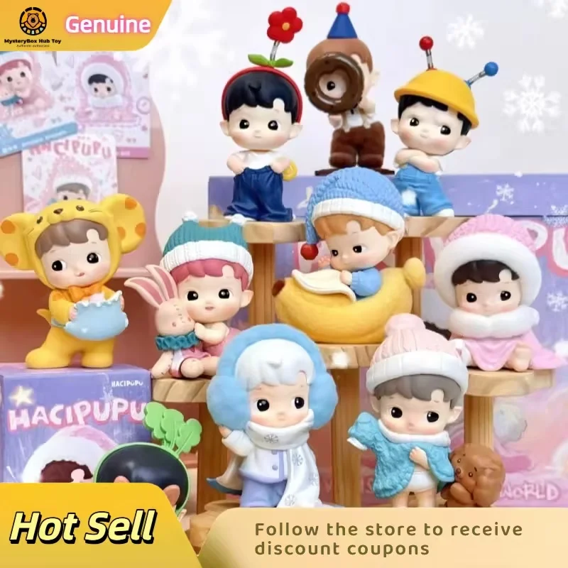 

New Genuine POPMART HACIPUPU Whispers Of My World Series Blind Box Anime Figurine Desktop Decoration Trendy Christmas Gift