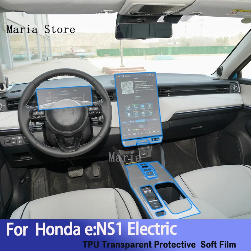 

Transparent TPU Protective Film For Honda E:NS1 Electric(2022-2023) Car Interior Center Console Anti-scratch Repair Sticker