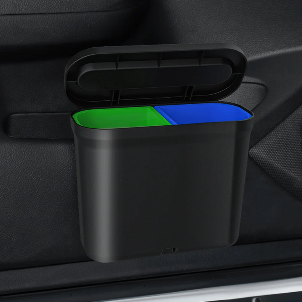 

Premium Car Gabage Can Durable Plastic Storage Box Anti-Slip Waterproof Slow Pressure Lid Design for Clean Tidy Car
