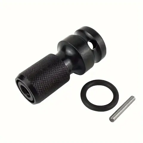 1/2 Square to 1/4 Hexagon Ratchet Sleeve Impact Wrench Sleeve Set Adapter Wrench Drive Converter Quick Release Tool