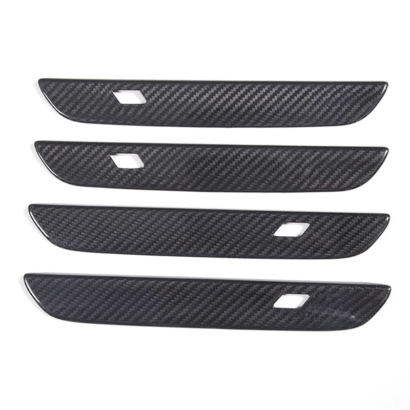 For 4 Series G26 2022 Dry Carbon Fiber Car Outer Door Handle Cover Trim Decorative Sticker Exterior Accessories