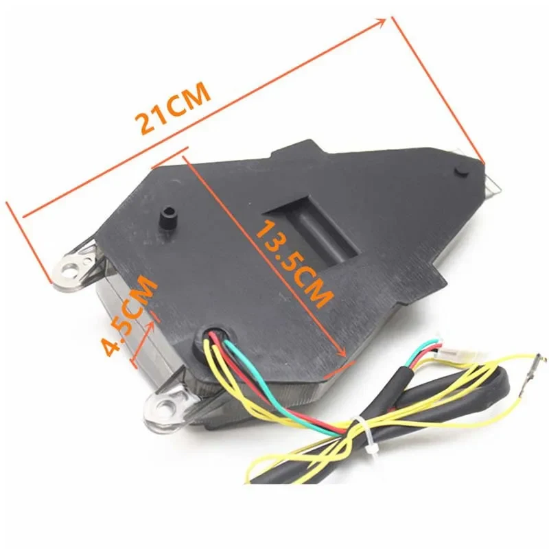 مؤشر إيقاف الضوء الخلفي للسيارة LED معدات تصميم جيدة مع عدسة دخان لـ 2006-2013 Yamaha YZF R6 #4