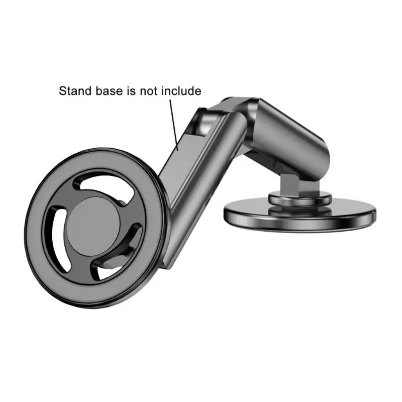 

652F Car Mount Holder Magnet Head Mouting Base with Sheet Fit 17mm Ball Joint Phone Holder for 4-7''