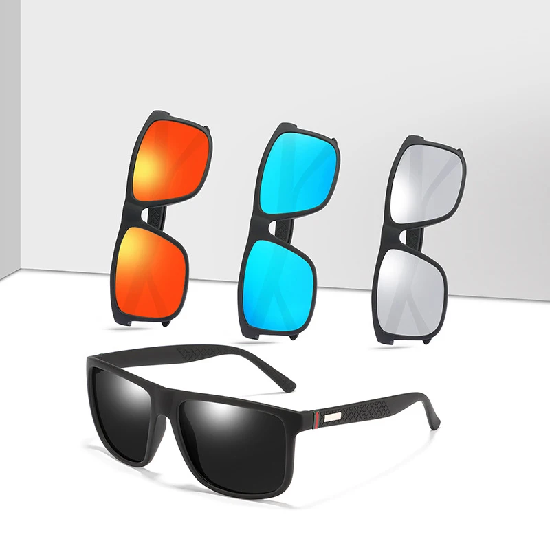 

2025 New Fashionable Polarized Sunglasses Cool Box Glasses Men's And Women's Travel Sunscreen Sunglasses 182