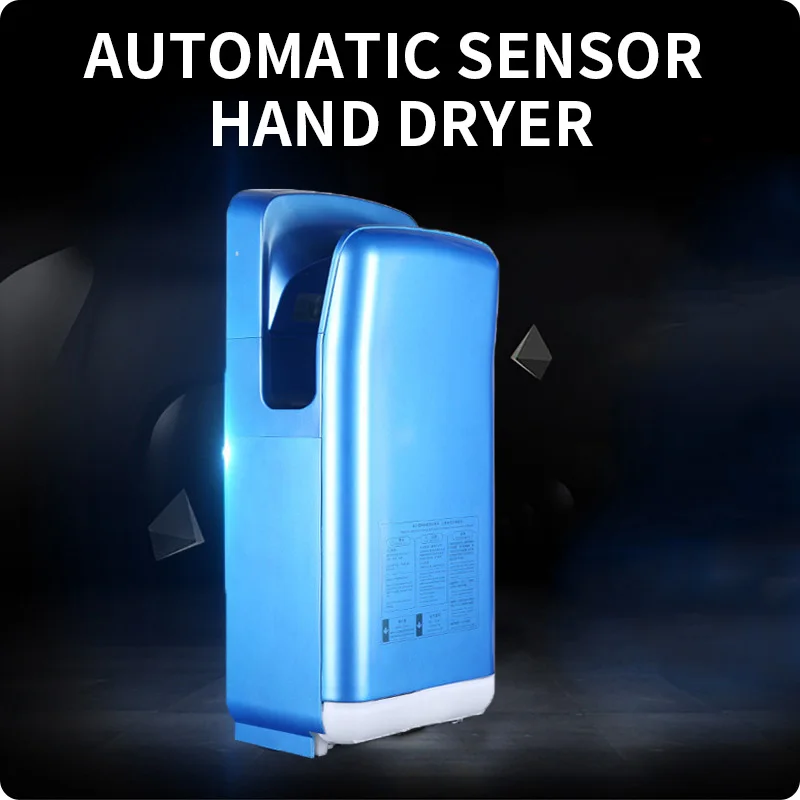 Secador de mãos automático para banheiro, jato de mão com filtro HEPA, vertical, fino, compacto, alta velocidade, secadores de parede 1650W