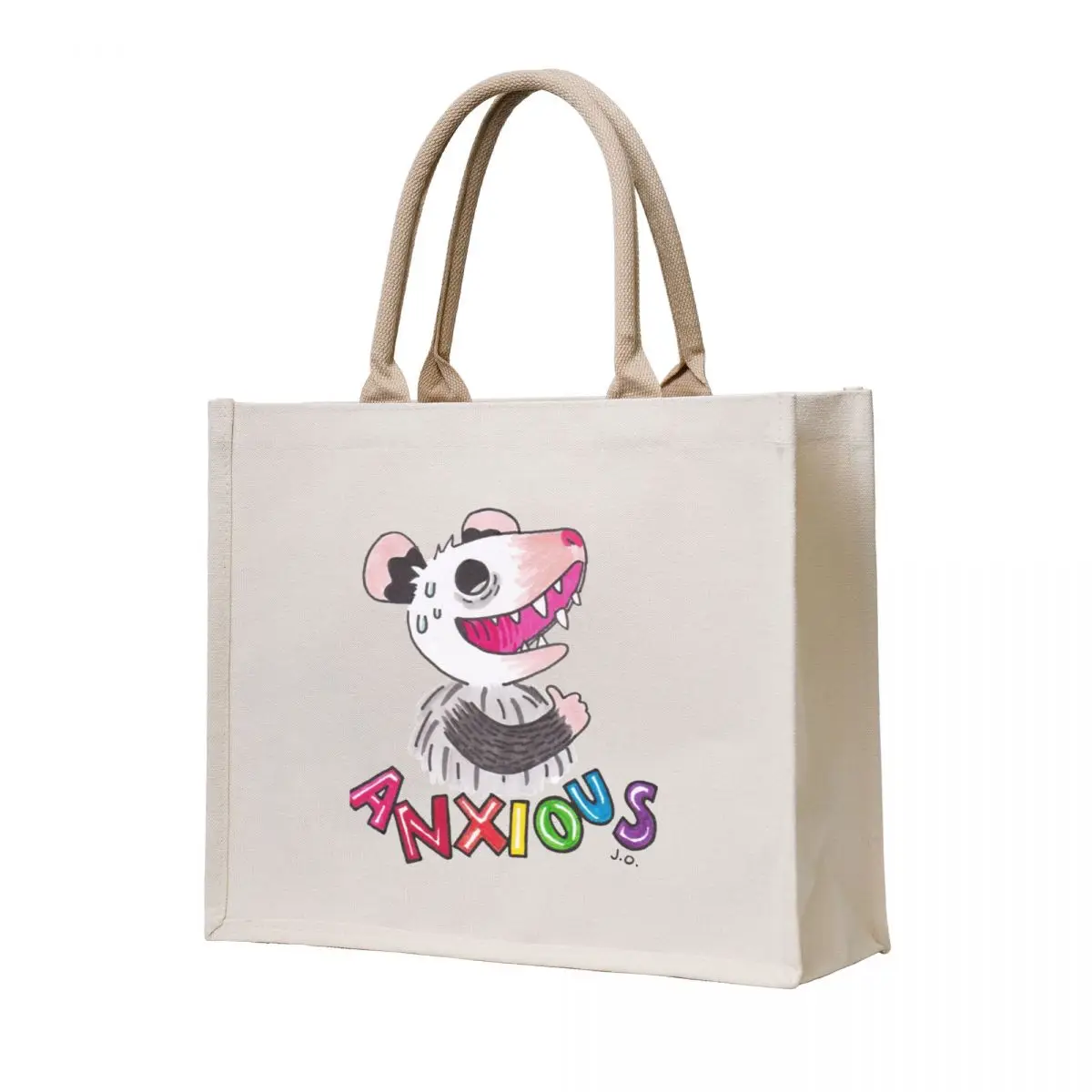 

Anxious Tote Bag eco bag folding Women bags women bag Candy bags