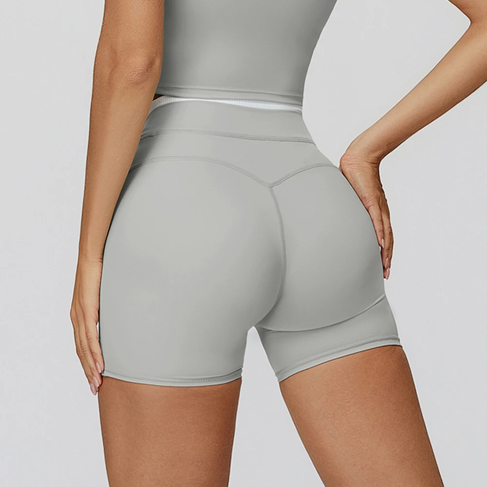 اليوغا السراويل تشغيل الدراجات السراويل النساء سراويل اللياقة البدنية تنفس الرياضة طماق عالية الخصر اليوغا السراويل تجريب الصالة الرياضية السراويل #5