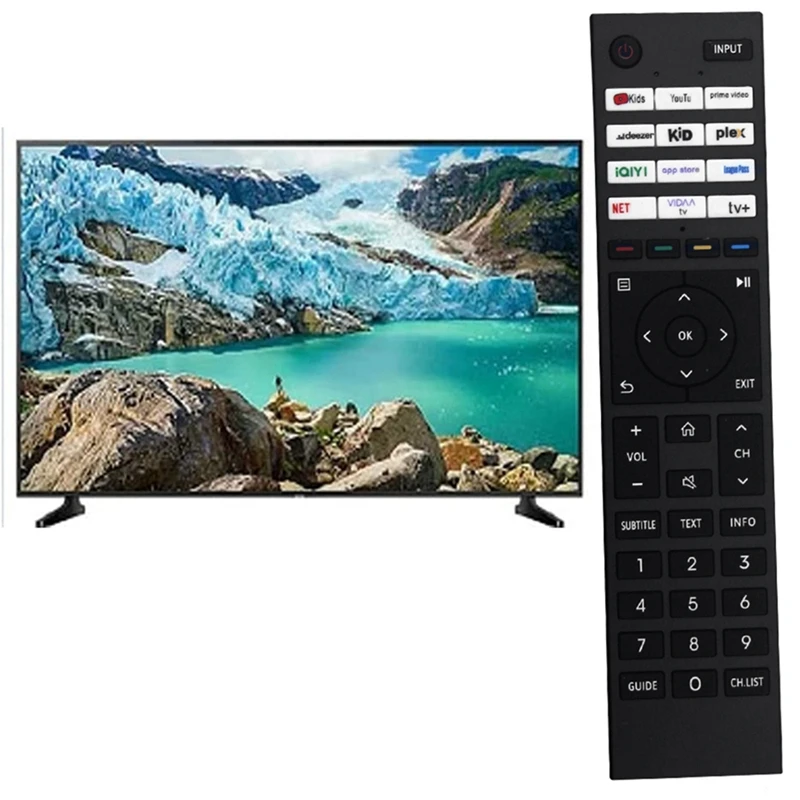 Remplacer CT-95049 Télécommande pour TOWinterBA Smart TV CT-95049 Télécommande