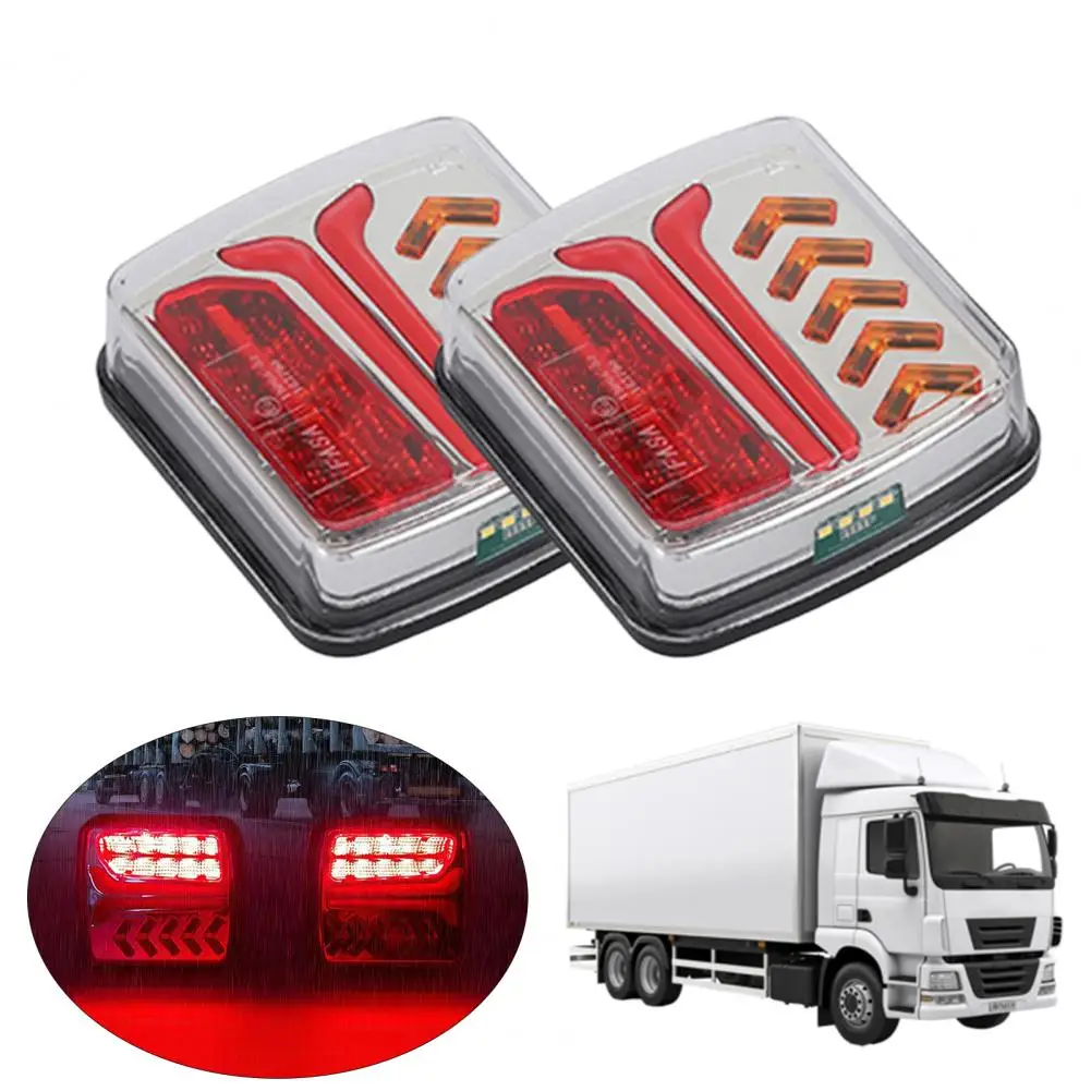 

Wireless Trailer Light Kit Adjustable Magnetic Mounting Taillight Rechargeable Wireless Magnetic Trailer Light Kit for Trucks