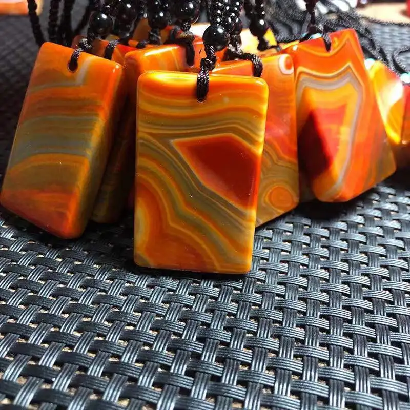 

Jade Brand Pure Natural Warring States Red Agate Brand Pendant Pendant