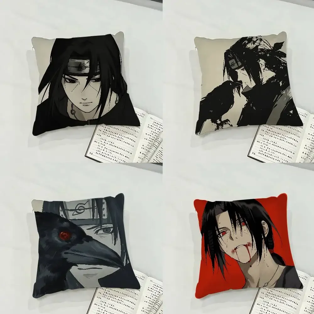 U-Uchiha Itachis Case Plush Fabric Soft Pillowcase Double Sided Print Cushion Cover Household Gifts