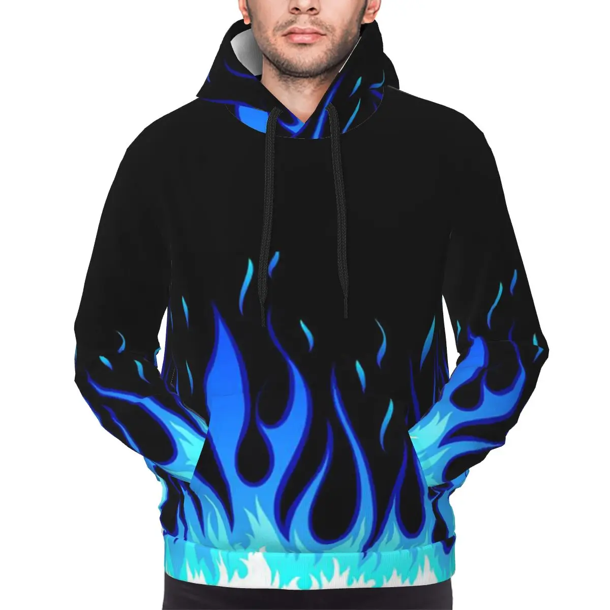 

Толстовка с капюшоном Big Fire Flames Burning Flame, пуловер в стиле Харадзюку, осень-зима, мужская и женская толстовка, топы с длинными рукавами