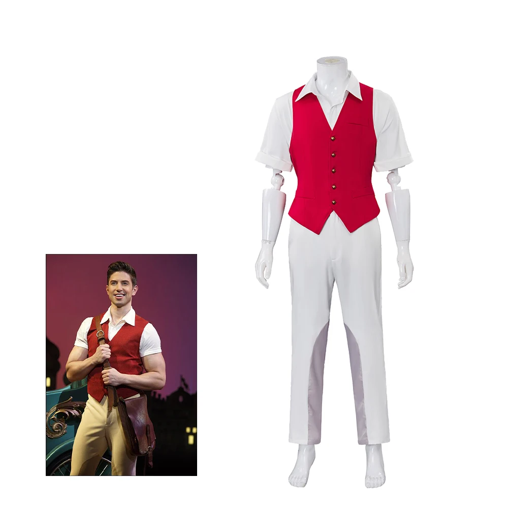 Dreamcosplay Musical Wicked Fiyero Tiggular Cosplay Kostuum Fiyero Full Set Volwassen Mannen Podiumoutfits Halloween Pak