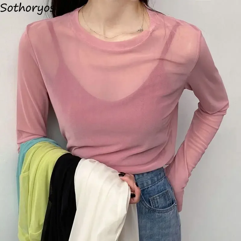 

Blouses Women Solid 6 Colors Special Colorful Daily Spring Korean Style Basics Classics Vintage Cool All-match Simple Leisure