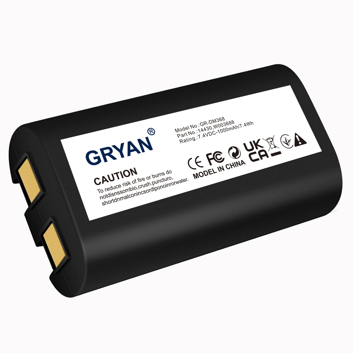 

Аккумулятор GRYAN, 1000 мАч, совместимый с 3M PL200 14430 S0895880 W003688 DYMO LabelManager 260P 280 260 PnP — аккумулятор для принтера
