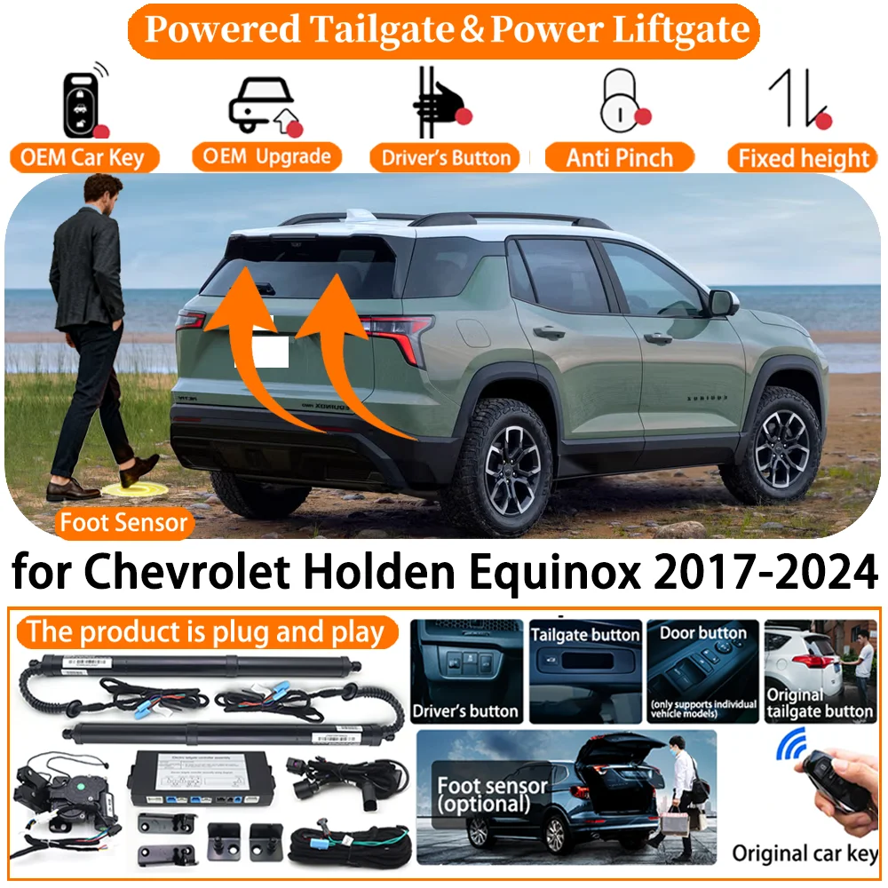 

Car Powered Tailgate system for Chevrolet Holden Equinox 2017-2024 Automatic Electric Power Tailgate Tail Gate Lift Strut kit