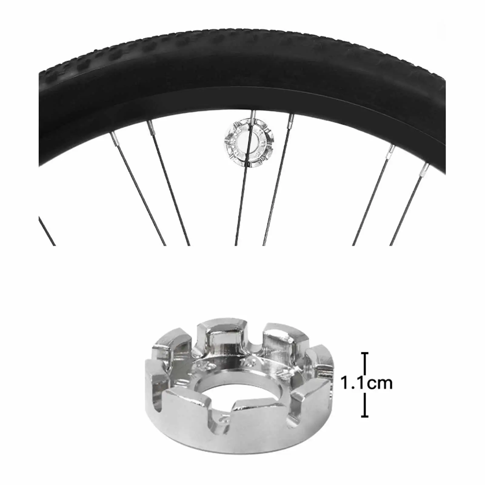 

Bike Wheel Truing Stand Compact Aluminum Alloy Bicycle Wheel Centering Leveler for Road Mountain Bike Fitting Workshop