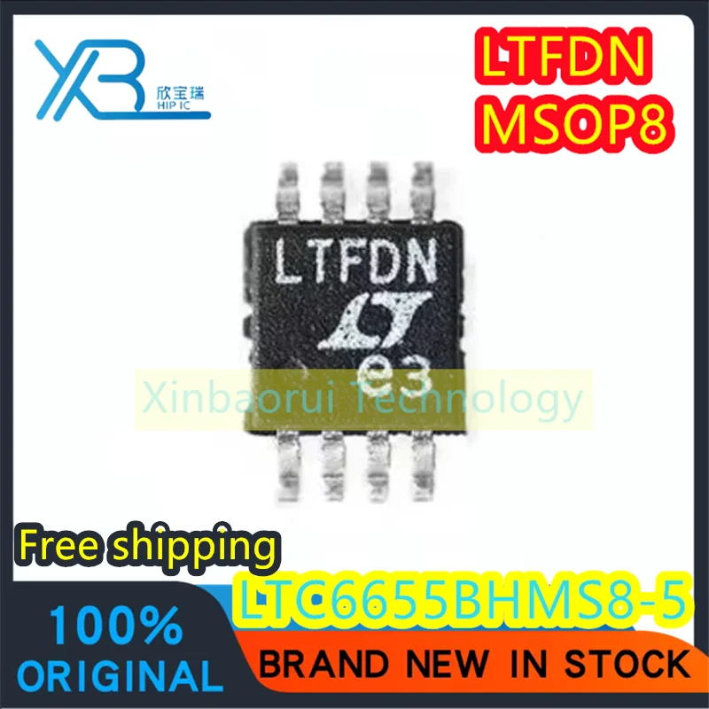(1/5 قطع) LTC6655BHMS8-5 LTC6655 جزء علامة LTFDN MSOP8 رقاقة مرجعية الجهد 100% إلكترونيات أصلية جديدة شحن مجاني