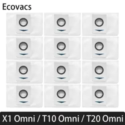 Dla Ecovacs Deebot T20 OMNI / T20 / T20 Max / T20 Pro / X1 OMNI / X1 TURBO / T10 OMNI / T10 akcesoria woreczek pyłowy TURBO