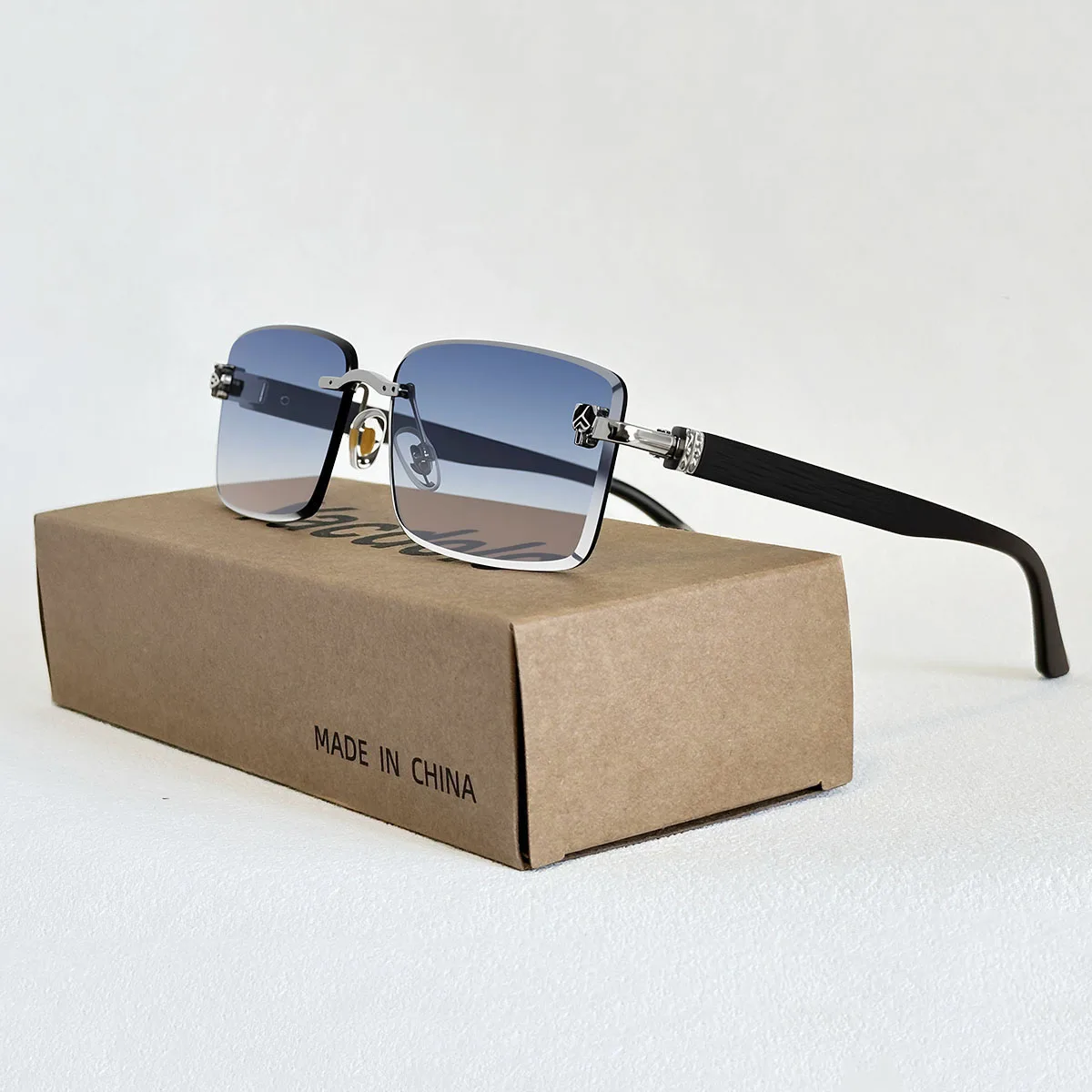 2026 UV400 Protection Sunglass Vintage Rimless Sunglasses Women Vacation Sunglasses For Men Outdoor Glasses New Fashion Sunglass