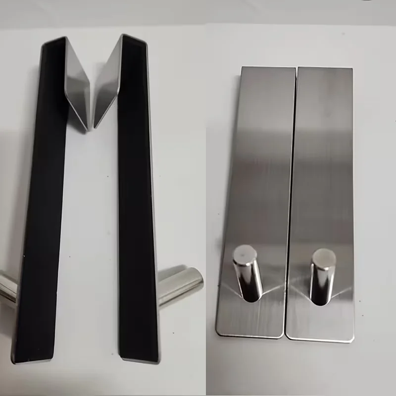 Edelstahl-Duschhandtuchhalter für Glasduschtüren, S-förmiger Bademantelhalter mit Haken für das Badezimmer – Detail 10