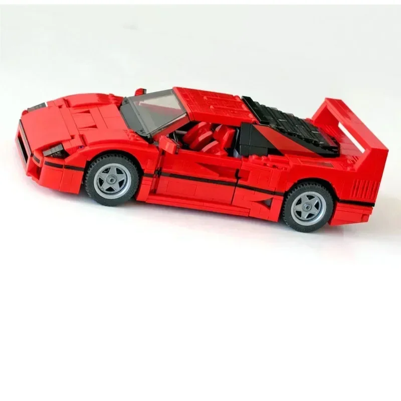 2026 NEW HOT The Cheapest MOC Red and Yellow Supercar, Suitable for Adult Group Collection and Holiday Gift Selection