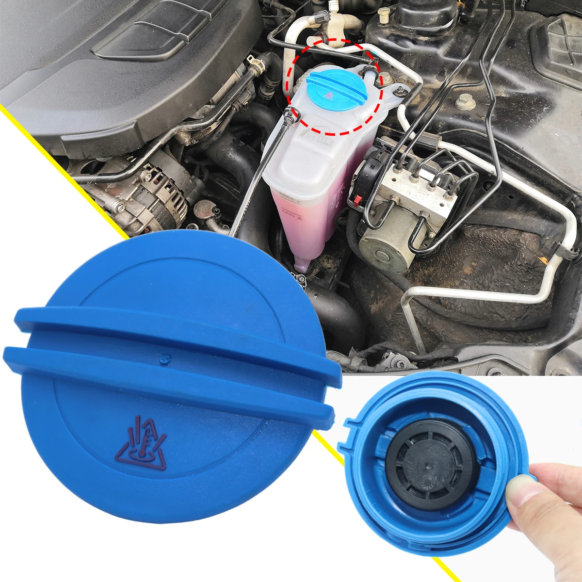 Expansion Tank Cap for Seat Altea Cordoba Exeo 3R Engine Coolant Recovery Lid Seal Header Overflow Bottle Reservoir Radiator Car