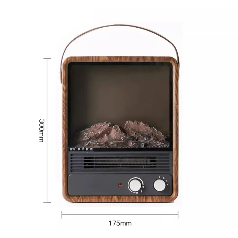 Simulierte Holzkohle-Flammen heizung, Heizung und Kühlung Mehrzweck-Elektro heizung, Haushalts-Energie spar kamin, Innen fas